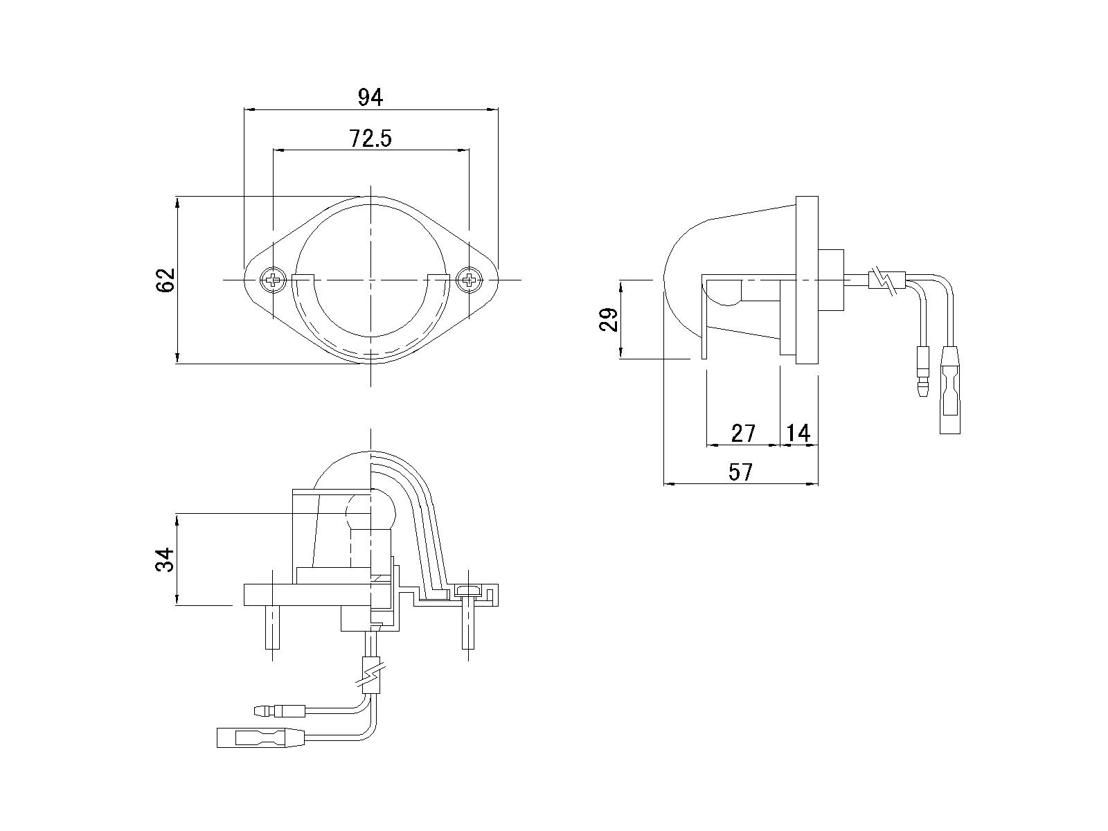 數日野燈正品（有24V10W ECE燈泡）