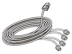 市光 BS-300バックセンサー後方下用ケーブル22M(センサー2～4個用) BC-D22