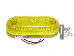LEDマーカー カマボコ型 黄 ML624EY 安全くん