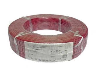 Electric wire with φ4 sheath AV0.85sq red (200M/roll)
