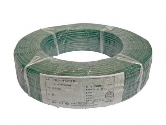 Electric wire with φ4 sheath AV0.85sq green (200M/roll)