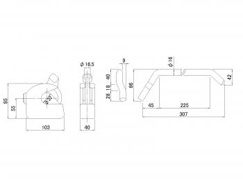ダンプ上部受 大型(8-10ｔ)用 旧型 R