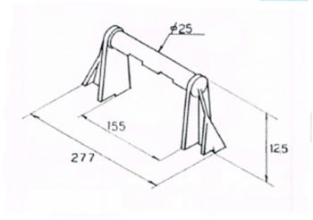 ダンプ下部シャフト 大型用 ダブル