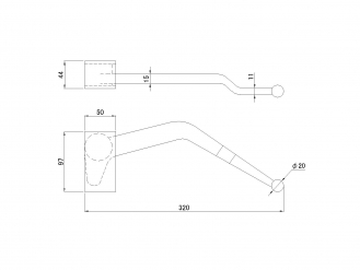 ダンプサイドゲートロック 大型用 L