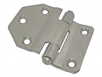 Stainless Block Hinge Middle Groove Stepped Side φ10 Pin L