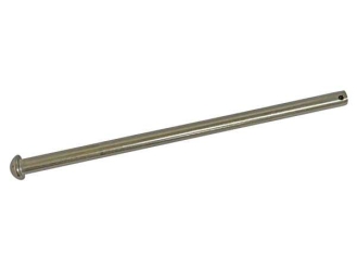 Stainless steel long hinge pin, round head, 10 x 210 mm