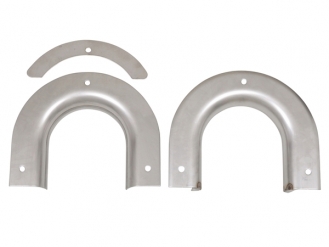 ステンレスロープ通し枠 アルミブロック段無用(カット無) スペーサー付