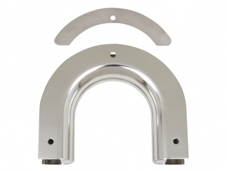 ステンレスロープ通し枠 アルミブロック段無用(カット無) 電解研磨 スペーサー付