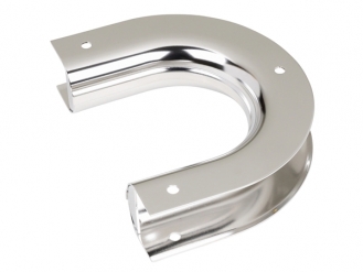 ステンレスロープ通し枠 アルミブロック段無用(カット無) 電解研磨 スペーサー付