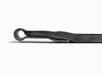 Rear channel hinge 16 × 450mm (4.5 × 38)