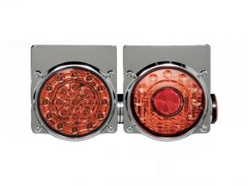 ICL LEDコンビテールランプ 丸型 2連 吊り下げタイプ