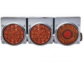 ICL LED combination tail lamps round triple hanging type
