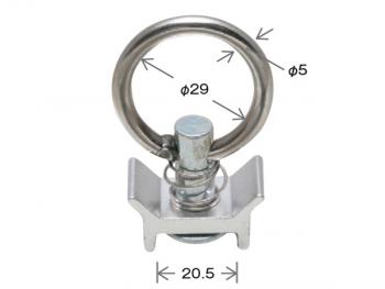 エアラインレール用端末金具 SS シングルスタッドフィッティング