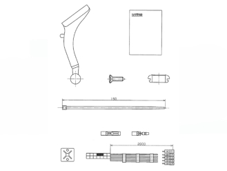 市光 STR-300 车用支架套件 STR-3XA0