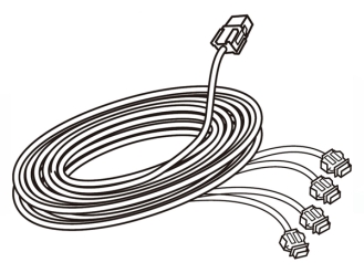 市光 BS-300バックセンサー後方下用ケーブル17M(センサー2～4個用) BC-D17