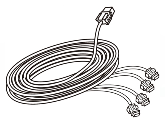 Ichikoh BS-300 後感測器後下電纜 22M（適用於 2 至 4 個感測器）BC-D22