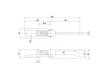 エビ金丸棒式 BH型 L=255mm