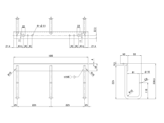 ステンレスチェーン吊 3連