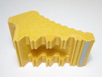 Track wheel chocks / pawl Haipura made (large) yellow × 20 piece set