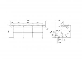 チェーン吊 4連(大型用)