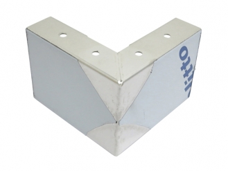 アウトリガー用 JBアルミサイドバンパー70H コーナー金具 A型