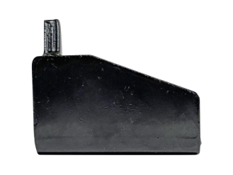 Non-slip bracket, facing type, 4-hole multi-purpose, P=50, black painted