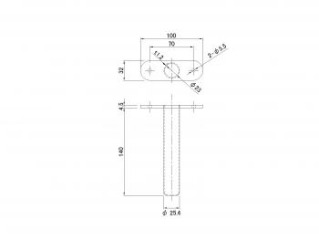 对于HORO块受3/4×140