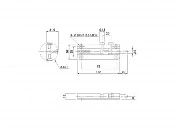 プリンス落し錠 本体