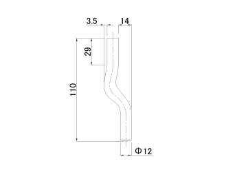 Rope hook 12 mm for elves