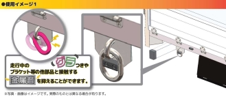 ステンレスフェリーフックφ22用受ゴム 22×30×69mm