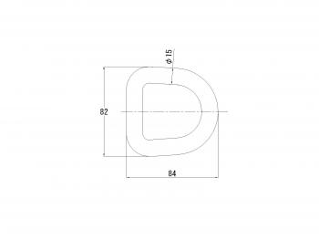 Stainless floor hook saliva off large-scale