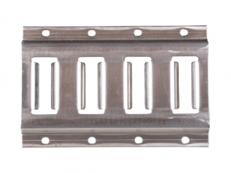 ステンレスラッシングレール L=200mm(穴付) SUS304 門口用