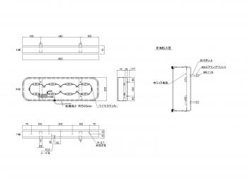 JB 招牌灯 (Andon) LED 型铝制小型 24V 亚克力透镜