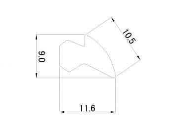 JB 招牌灯（Andon）专用框架橡胶m单元