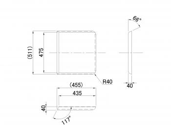 不锈钢飞溅挡泥板4吨