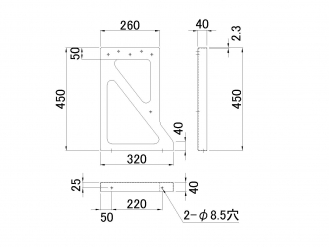 保持400类型R / L设置为方形BOX