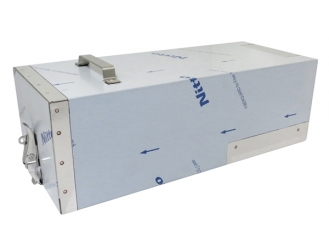 ステンレス消火器ボックス 20型用 横型(スライド型)