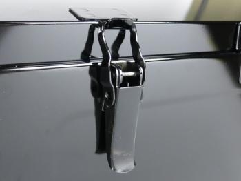 鉄製工具箱 750×290×320mm 黒塗装