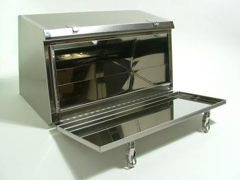Stainless flat tool box 600 × 290 × 320mm