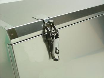 Stainless flat tool box 600 × 290 × 320mm
