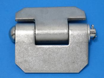 Stainless dump hinge large for the round pin R
