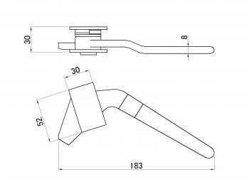 转储R侧门锁2吨