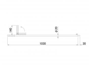 ジョロダー マルチファンクション 起し棒 SK-OPMF-D メッキ