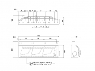 小糸 オールLEDリアコンビネーションランプ 3連レッドVer. L側 LEDRCL-24L