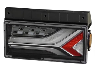 小糸全LED後組合燈流鏑馬序列式2排煙燻版R側LEDRCL-6RS