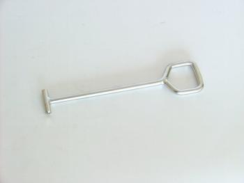 ステンレスオープンストッパー 本体 L=165mm
