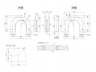Stainless steel horseshoe type rope through frame No block step required For t32 Electropolishing