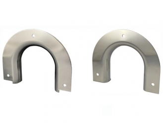 Stainless steel horseshoe-shaped rope guide frame for step blocks, for T38, electrolytic polishing