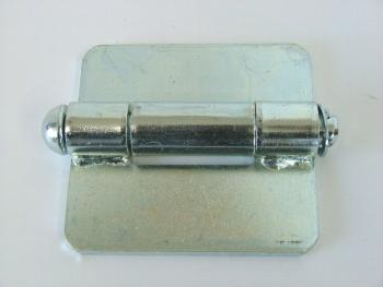 For L-plated round pin hinge 4t dump