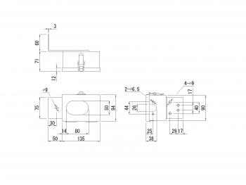不銹鋼翼開關R區